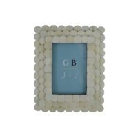Scalloped Cream Photo Frame
