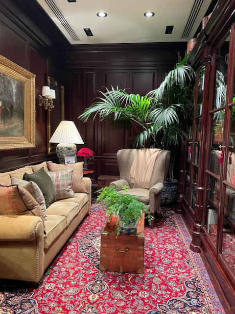 Library at Ralph Lauren's Palazzo