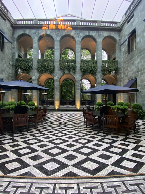 Terrace at Ralph Lauren's Palazzo