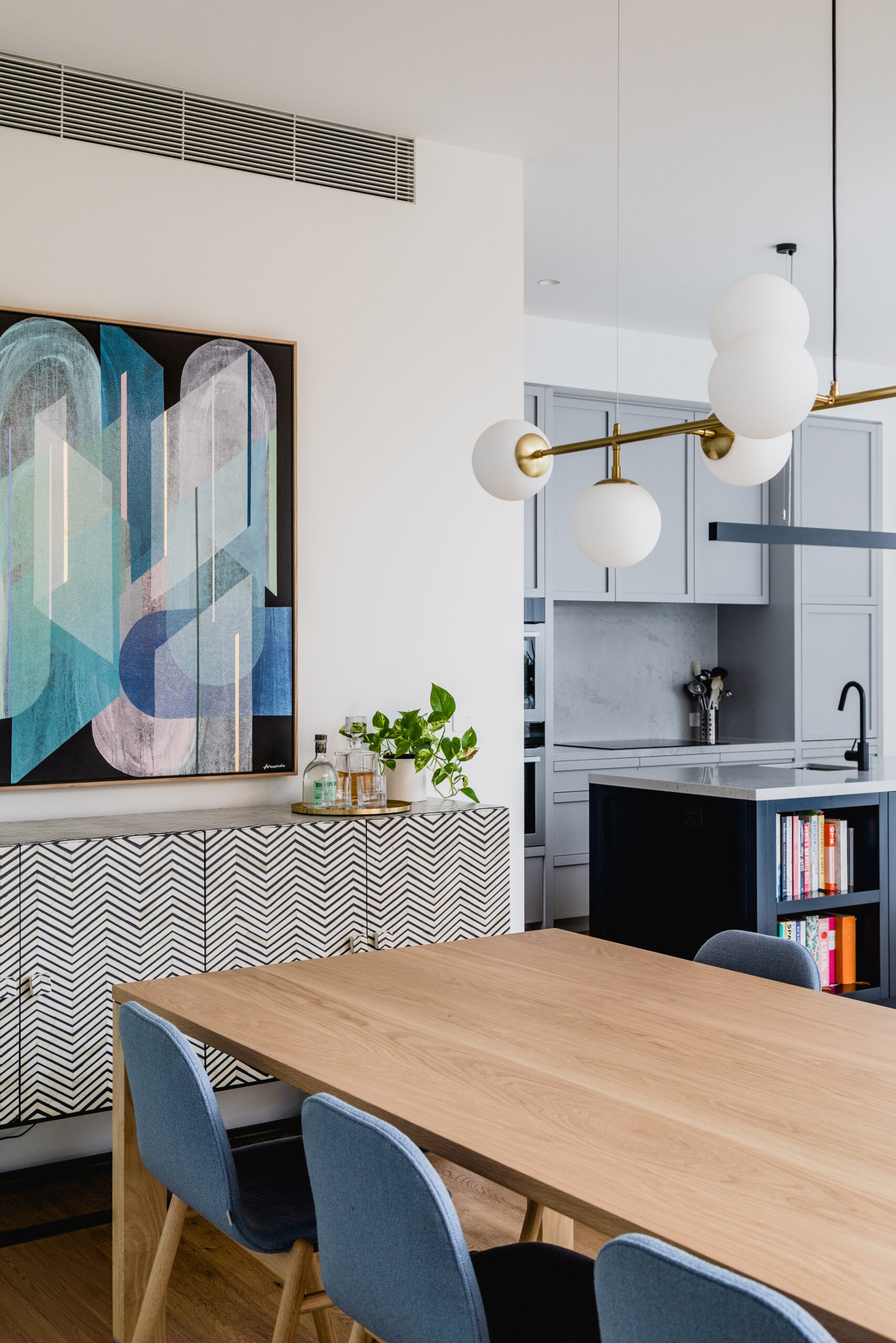 Adding colour to a dining room