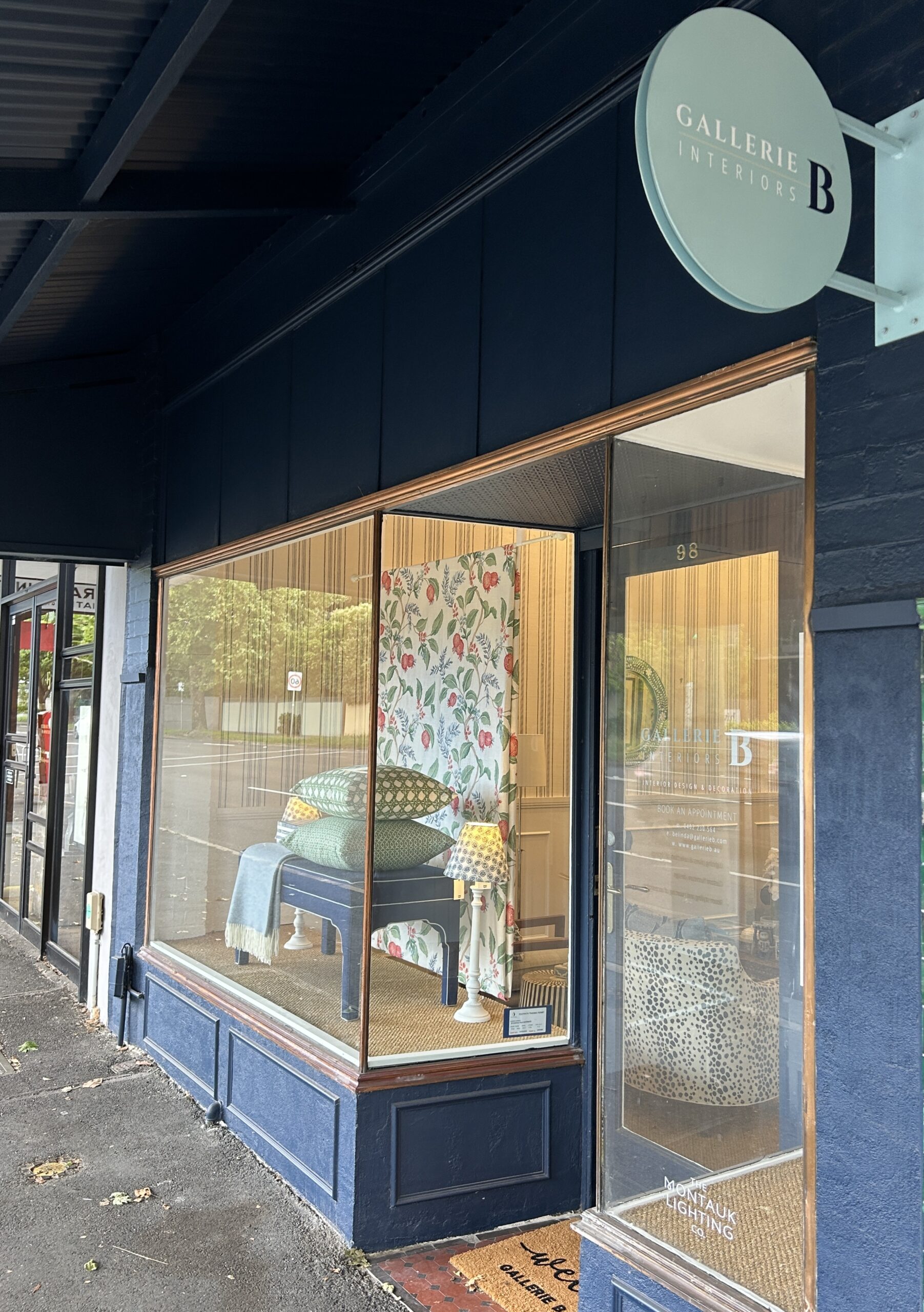 Signage outside my new showroom