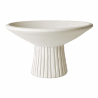 white pedestal