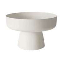 White pedestal