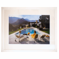 Slim Aarons poolside glamour framed print