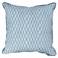 Blue Trickle Stripe Cushion