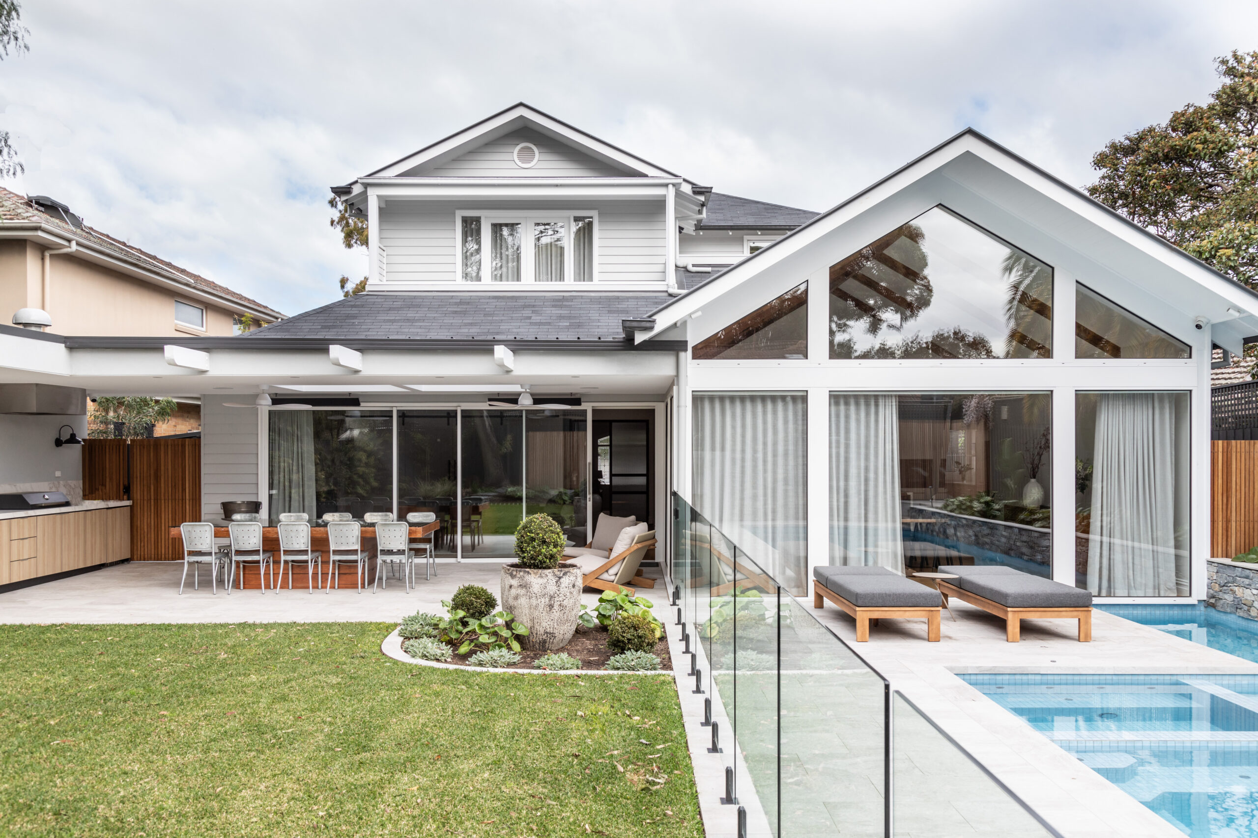 Hamptons inspired facade