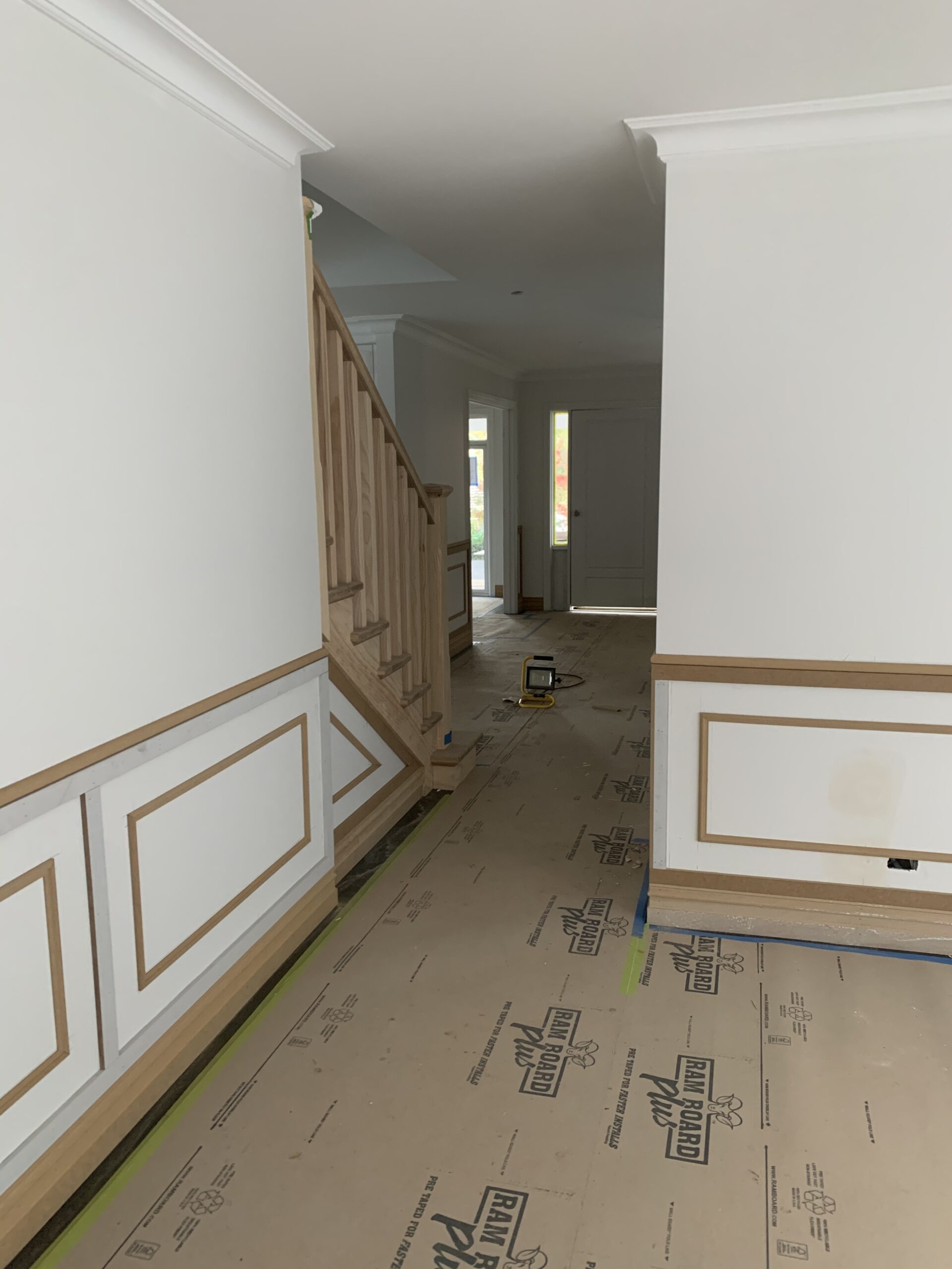Skirting and wall panelling details in a Mitcham renovation by Gallerie B Interior Design