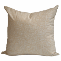 Yellow and white cushion