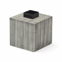 Black Stripe Bone Box