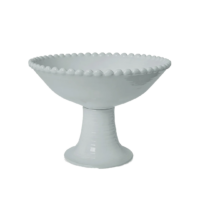 Pale Blue Pedestal Bowl